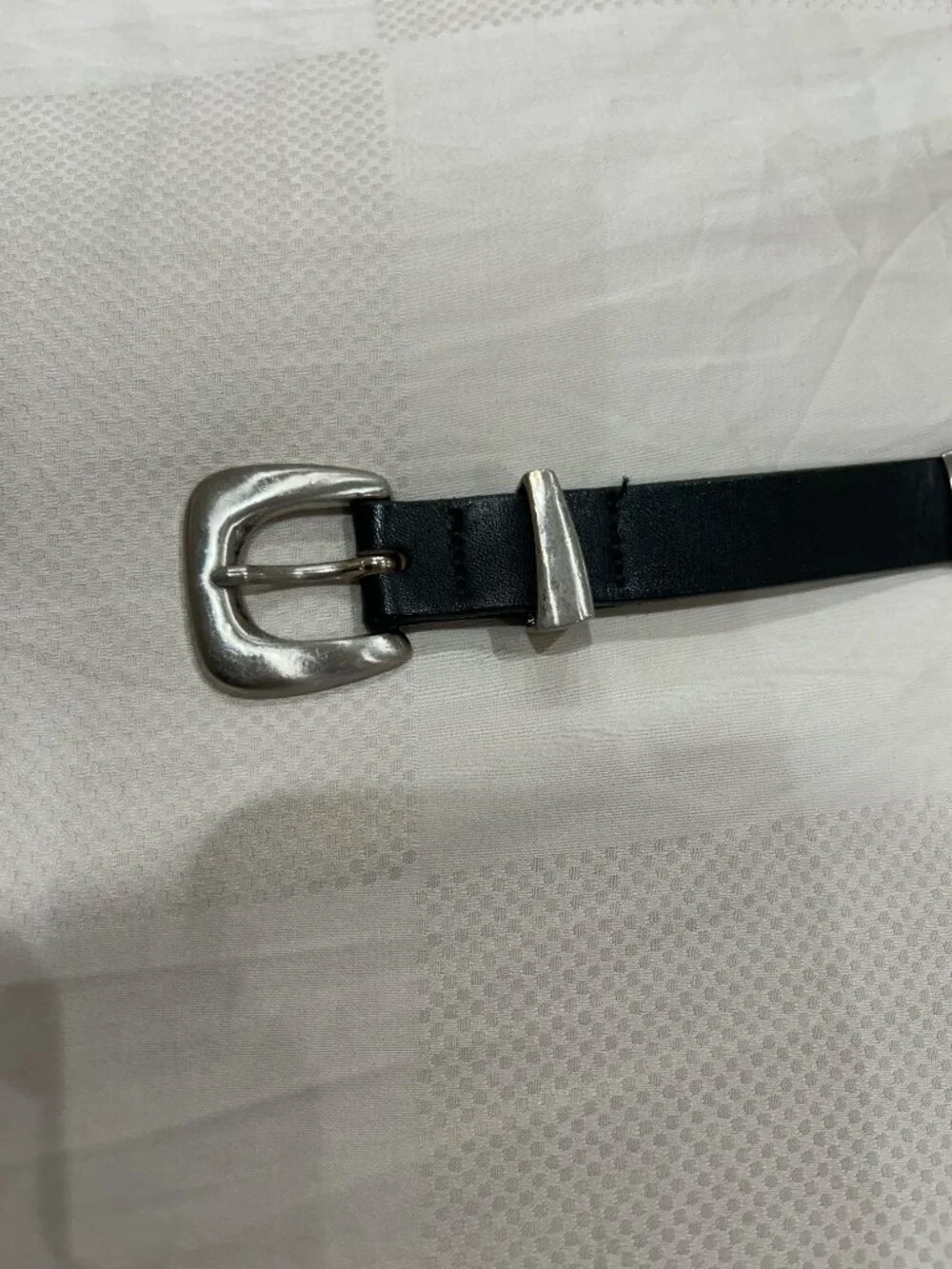 Edgy Metal and Leather Belt